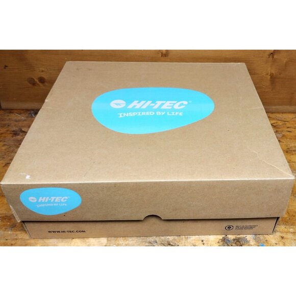 Men's Sz 10 Hi-Tec Snow Peak 200 Wp High-Top Leather 10" Boot Lined Black w/box - Picture 6 of 7